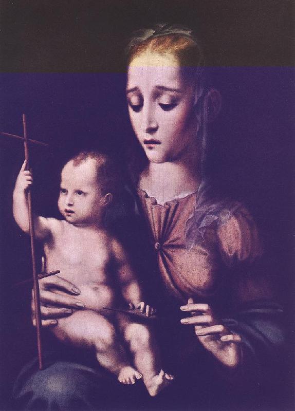 MORALES, Luis de Madonna with the Child sh